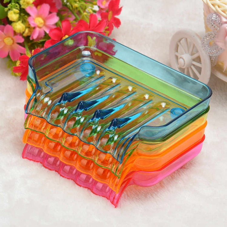 炫彩吸盤排水肥皂盒