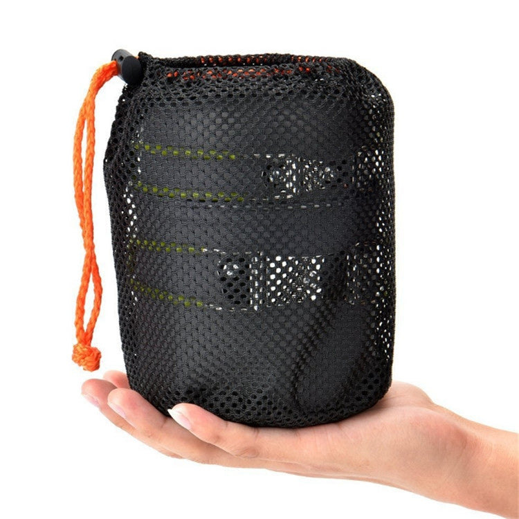 戶外徒步野營柴火爐套裝含餐具