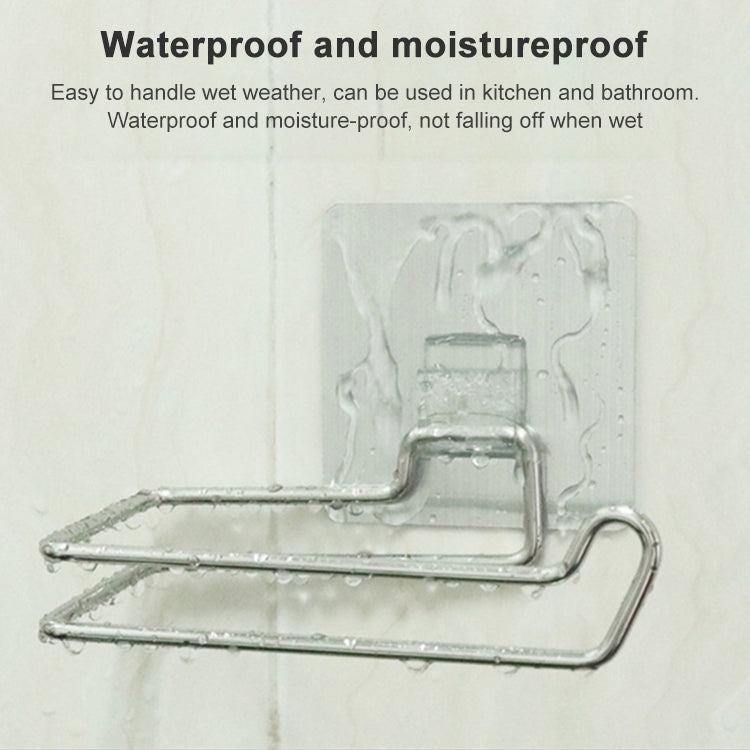 可重複使用強力無痕掛鈎貼免打孔不銹鋼紙巾架