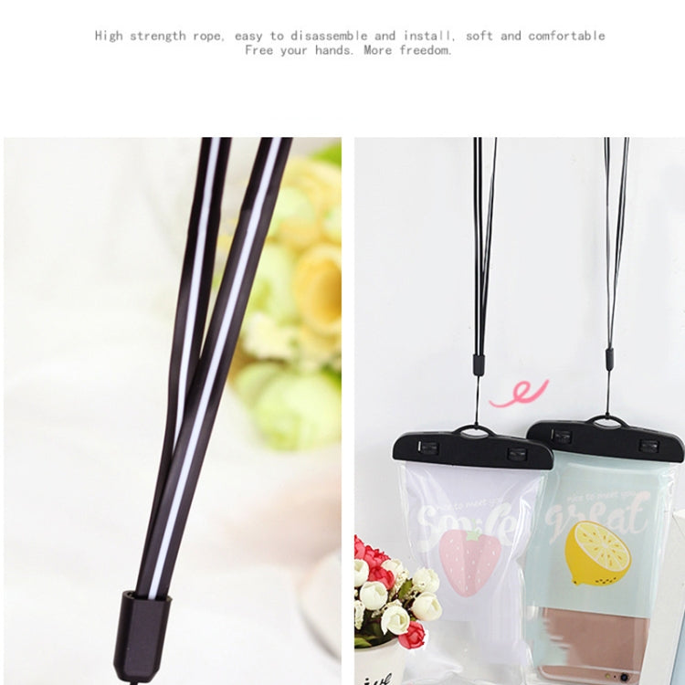 10個一賣 戶外潜水游泳創意卡通觸屏透明PVC手機防水袋 顏色隨機發貨