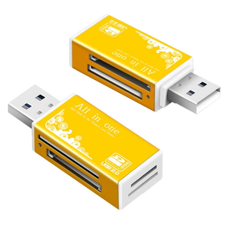 多合一內存SD卡讀卡器適用於Memory Stick Pro Duo Micro SD，TF，M2，MMC，SDHC MS卡