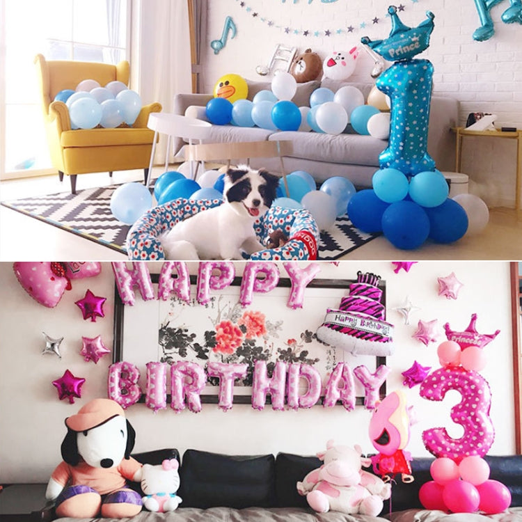 数字箔氣球裝飾生日快樂裝飾