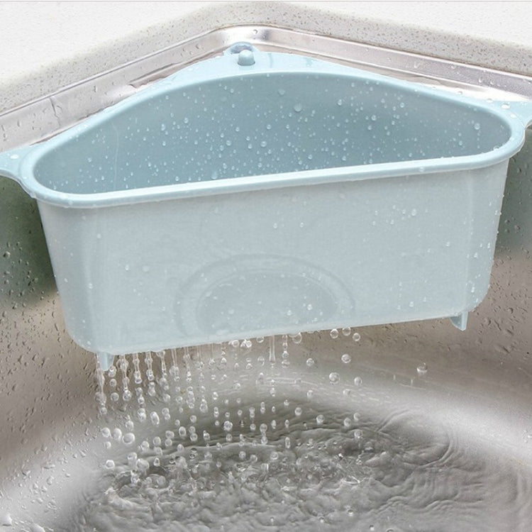 廚房蔬菜置物架 家用洗碗池瀝水架 三角收納架掛架免打孔托盤掛籃筐