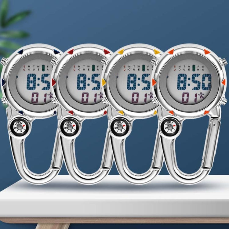 登山掛表多功能不銹鋼掛鈎表