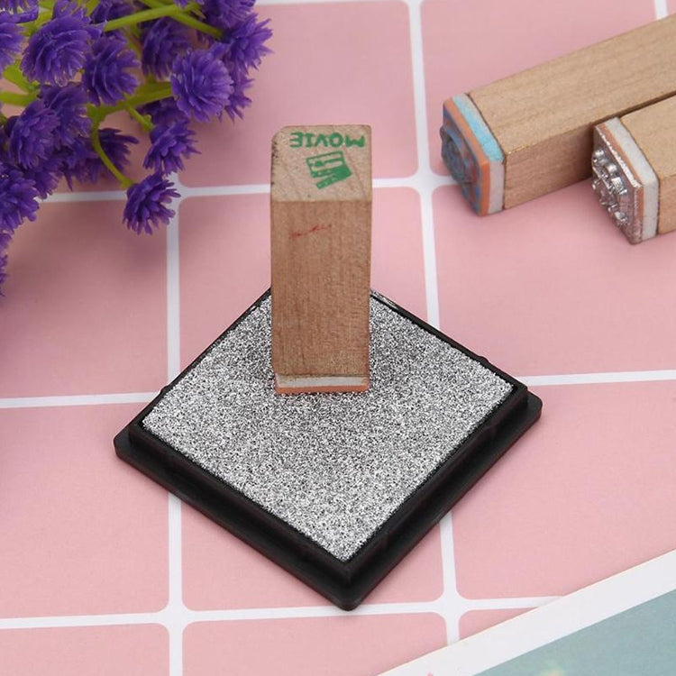 2件一賣 創意彩色印泥印台 尺寸：4x4cm