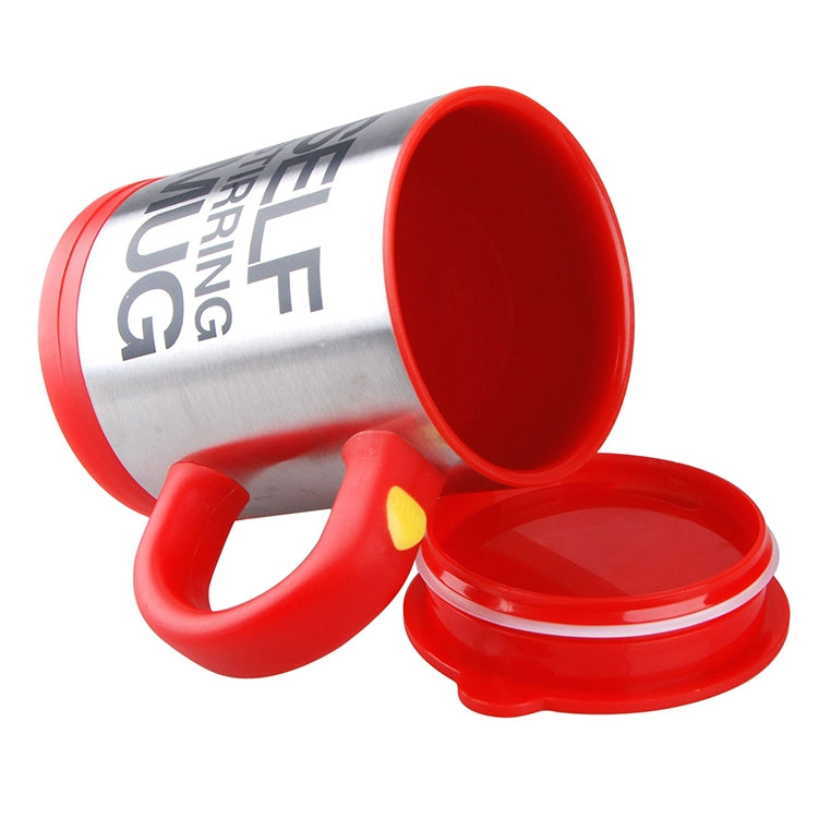 400毫升馬克杯懶人自動攪拌杯咖啡牛奶杯子智能不銹鋼果汁混合杯飲具