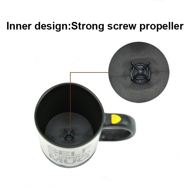 400毫升馬克杯懶人自動攪拌杯咖啡牛奶杯子智能不銹鋼果汁混合杯飲具