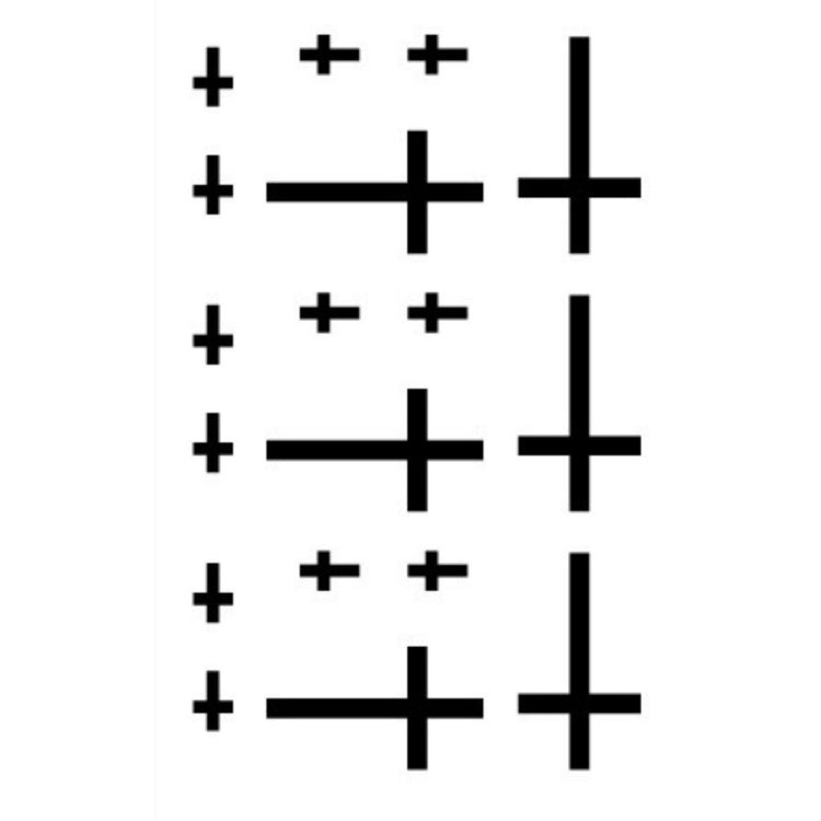 10張一賣 經典黑色一次性防水紋身貼