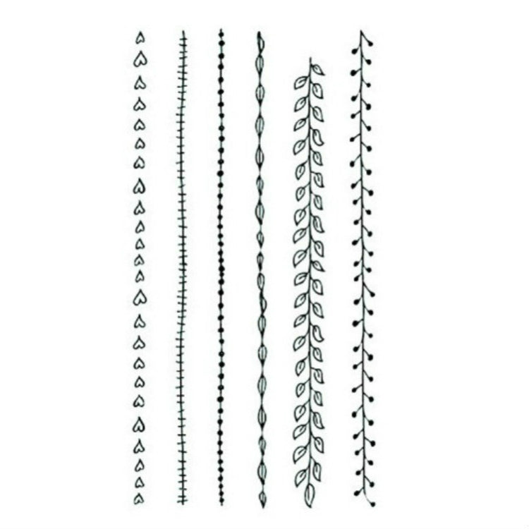 10張一賣 經典黑色一次性防水紋身貼