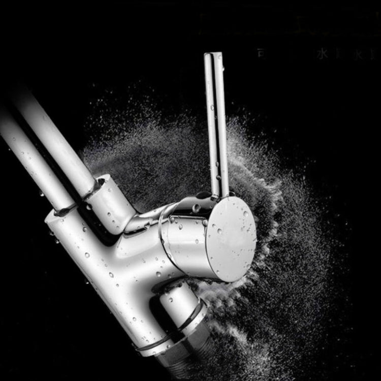 廚房抽拉式水龍頭 冷熱家用304不銹鋼可伸縮旋轉龍頭