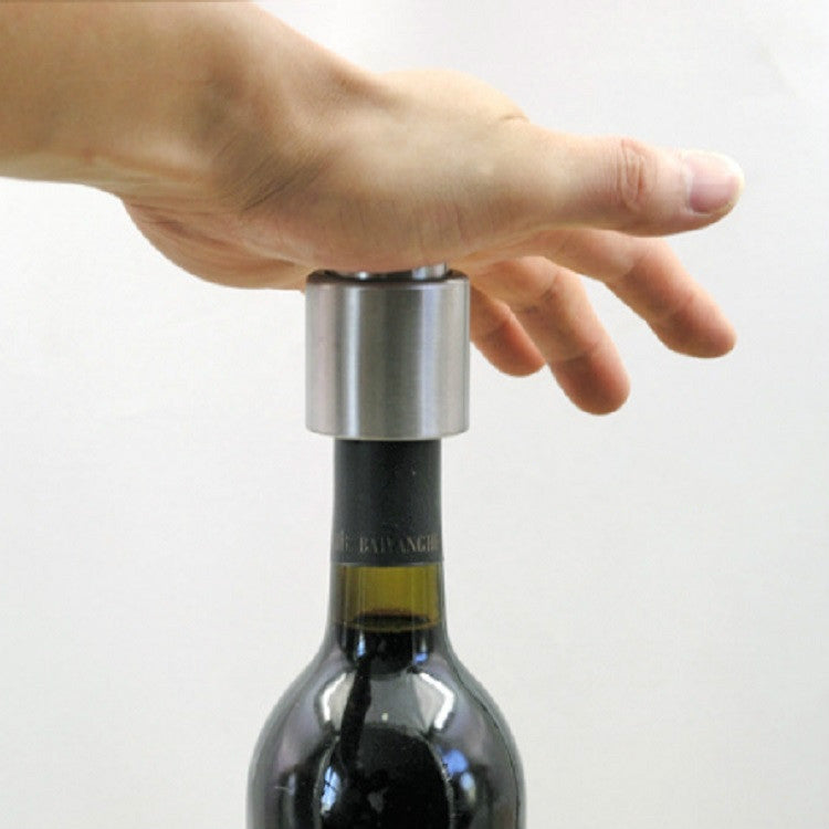 按壓式不銹鋼紅酒塞香檳塞