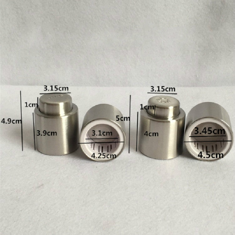 按壓式不銹鋼紅酒塞香檳塞