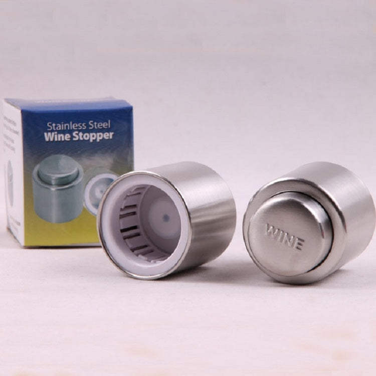按壓式不銹鋼紅酒塞香檳塞