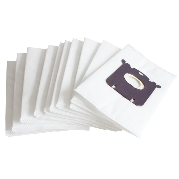 10件套 真空吸塵器袋塵袋配件白色適用於伊萊克斯菲利普龍捲風吸塵器過濾器和S-BAG