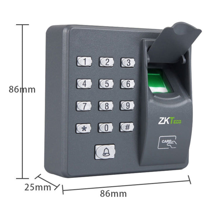 ZKTeco/中控 X6指紋考勤門禁一體機密碼刷卡門禁考勤機智能辦公室門禁系統