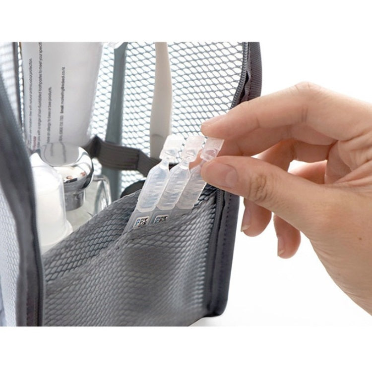 旅行洗漱用品收納包化妝刷防水手提包顏色隨機