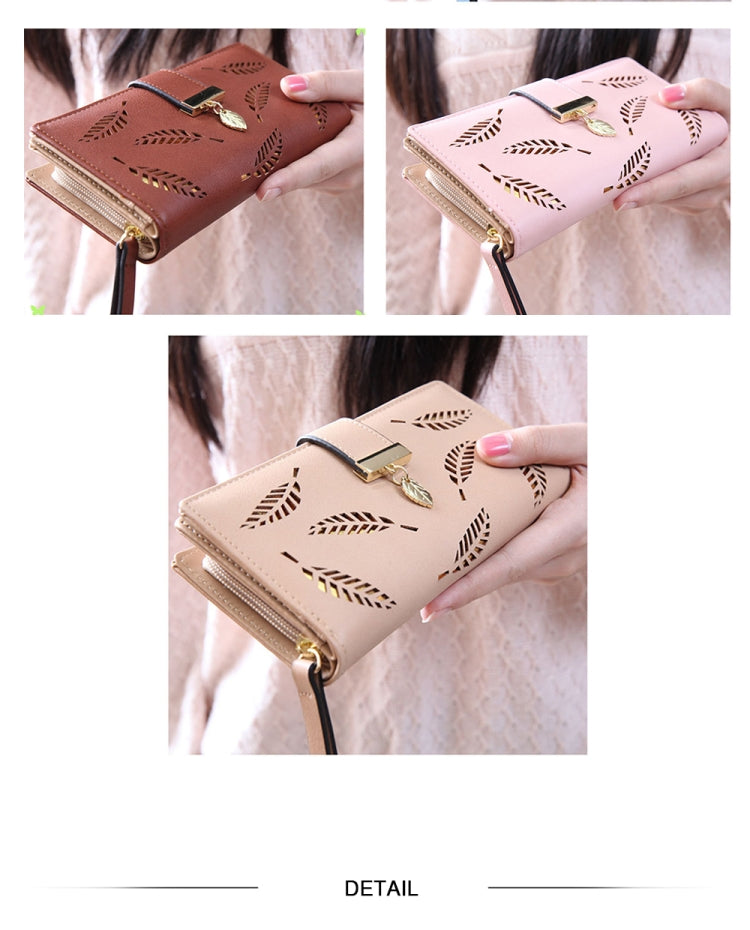 女士長款金色空心恭弘=叶 恭弘袋錢包零錢包卡包