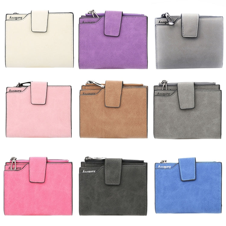 女士復古時尚皮革短款錢包拉鏈硬幣零錢包