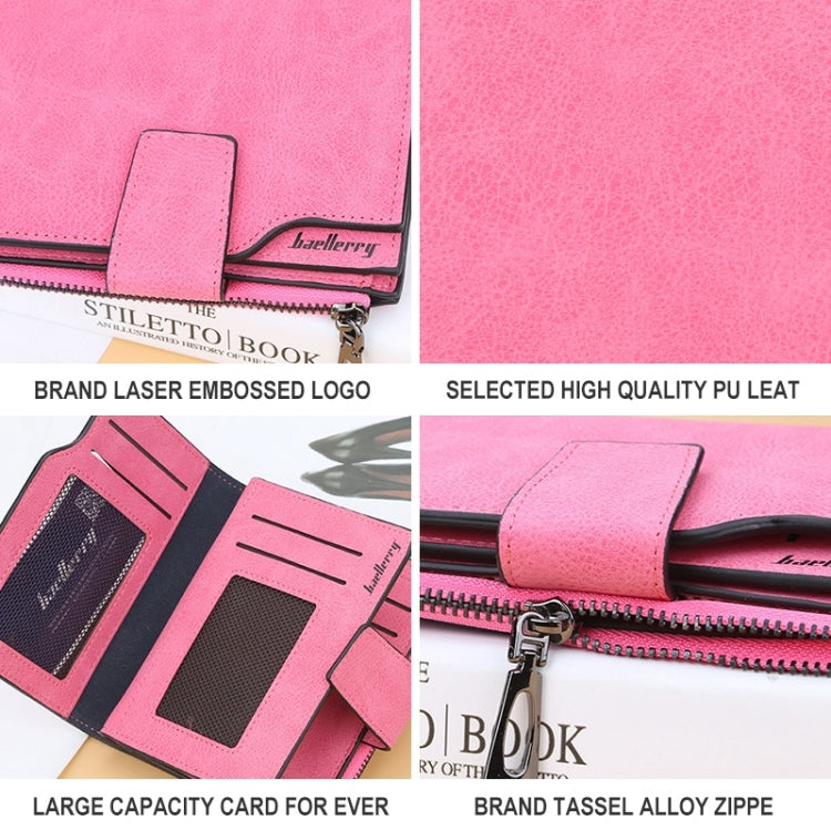 女士復古時尚皮革短款錢包拉鏈硬幣零錢包