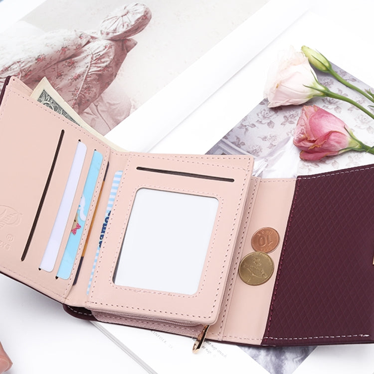 奢華錢包女皮革女士皮革錢包格子錢包女士熱賣卡包硬幣小女孩錢包