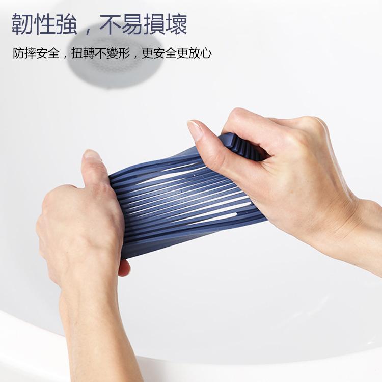 個性軟膠耐摔肥皂盒雙面用浴室檯面放置式香皂拖