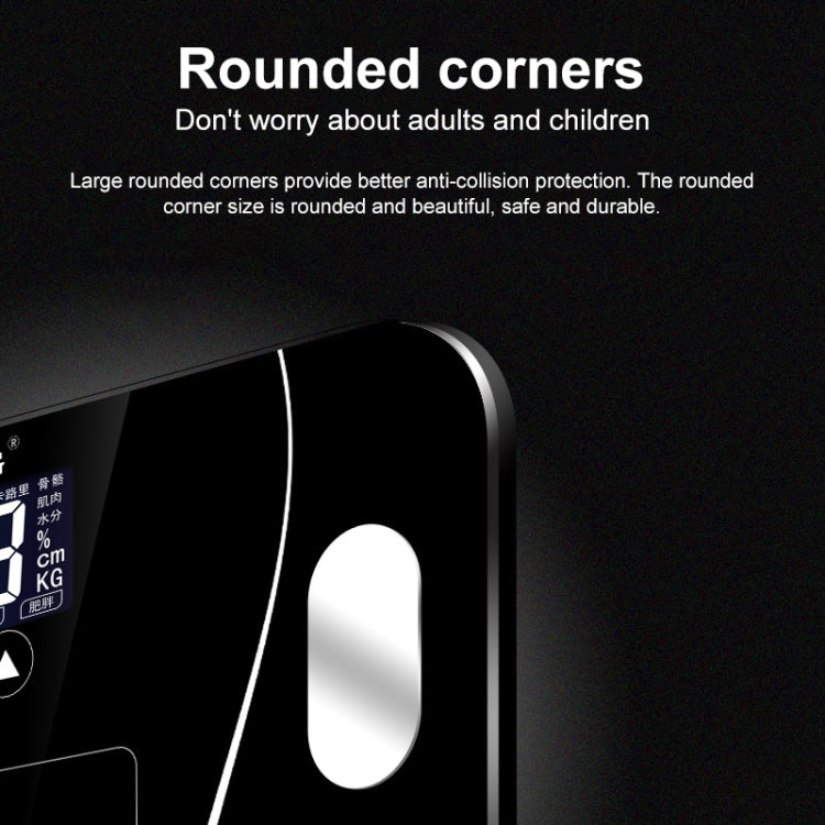 液晶显示器體脂电子智能稱重秤浴室脂肪秤数字人體重量秤