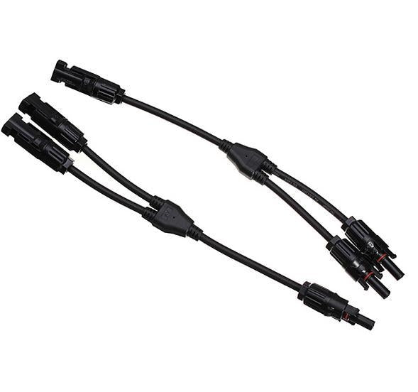 1對賣 MC4 分支Y適配器連接器M / M / F和F / F / M 用於太陽能電池板電纜