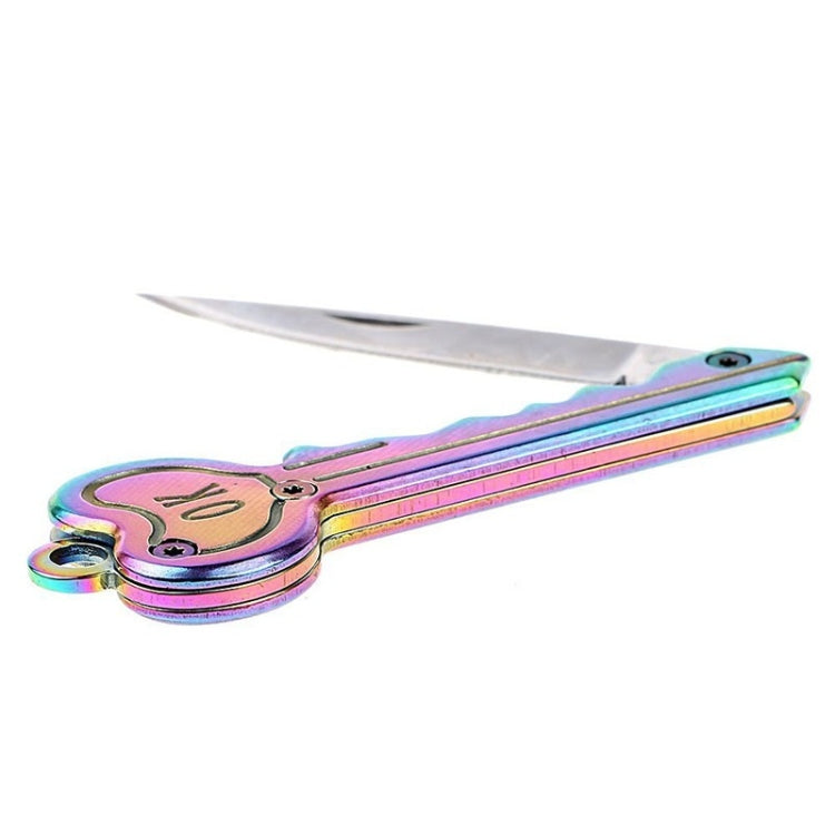 迷你鑰匙刀戰術營地戶外鑰匙圈鑰匙扣摺疊自衛安全工具