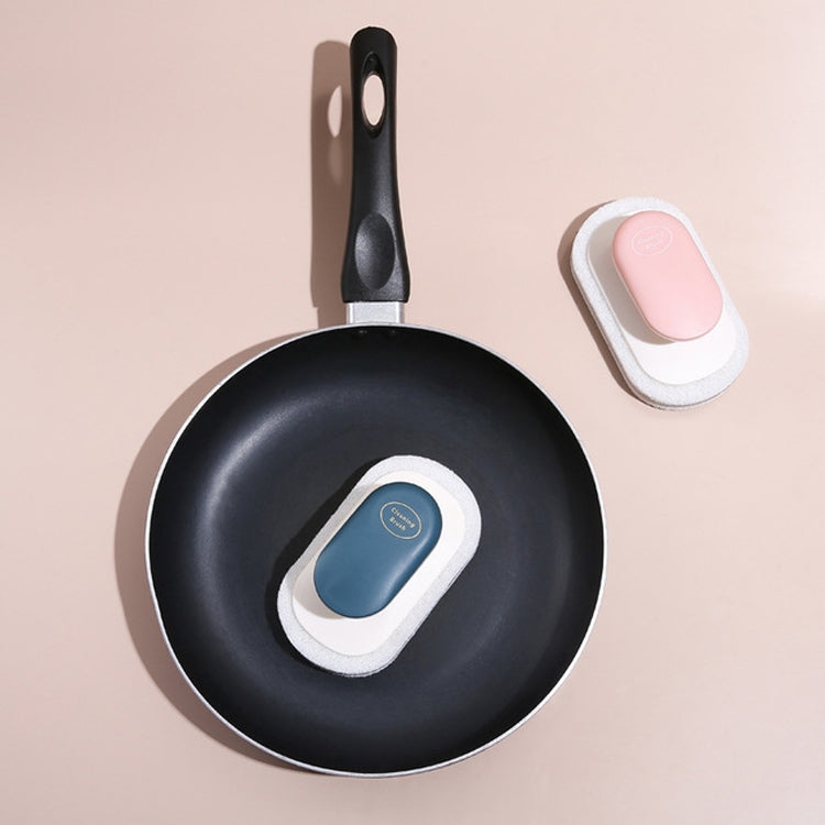 海綿刷清潔檯面多功能廚房衛浴百潔布洗碗洗鍋刷 帶手柄