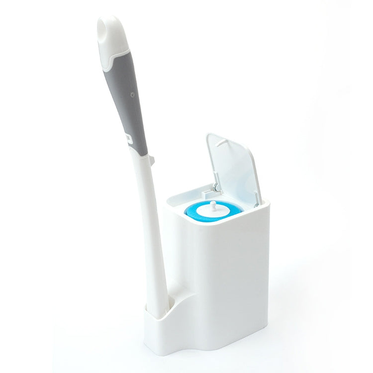 一次性可拋式馬桶刷長柄清潔刷帶底座掛式馬桶刷套裝