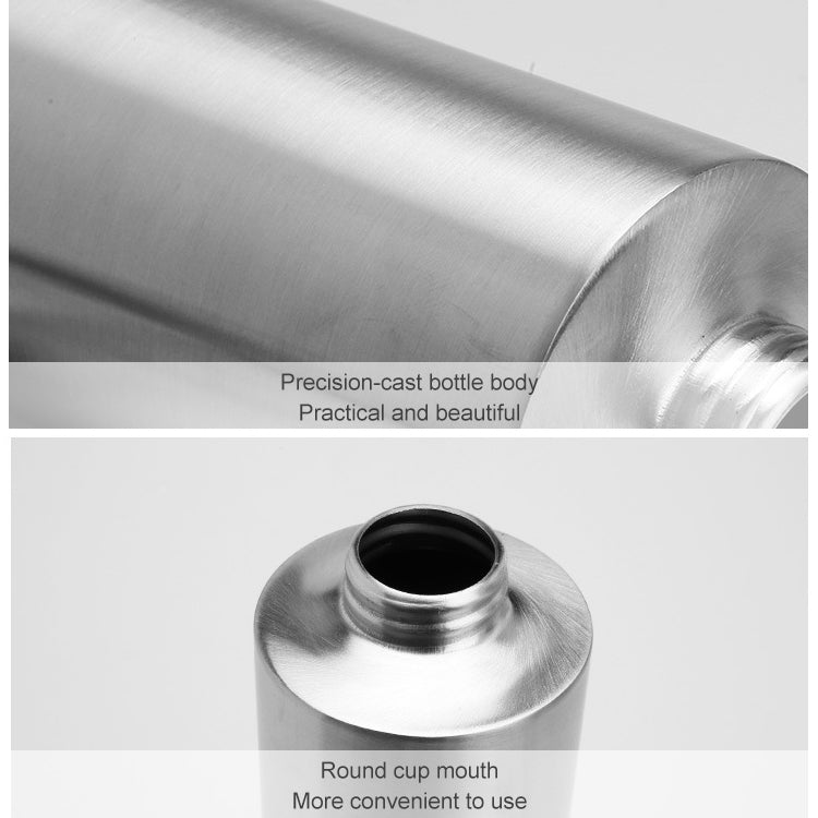圓柱形直款乳液瓶不銹鋼皂液器