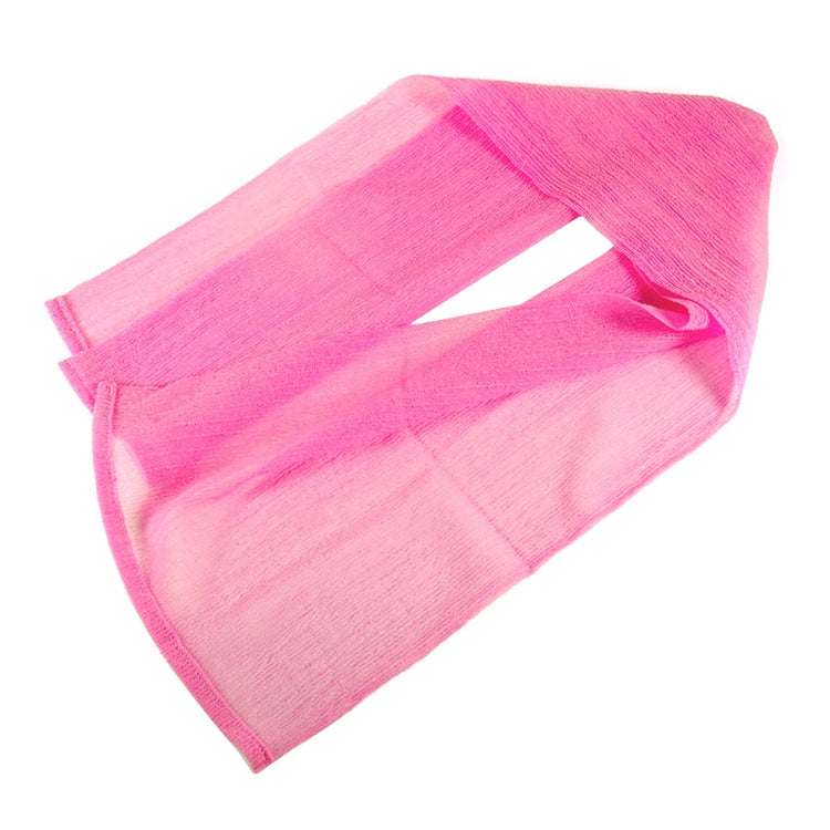 2 PCS 長條尼龍搓背泡沫浴巾 免搓澡巾強力柔軟洗臉洗澡巾