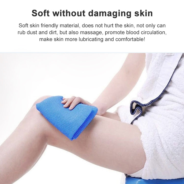 2 PCS 長條尼龍搓背泡沫浴巾 免搓澡巾強力柔軟洗臉洗澡巾