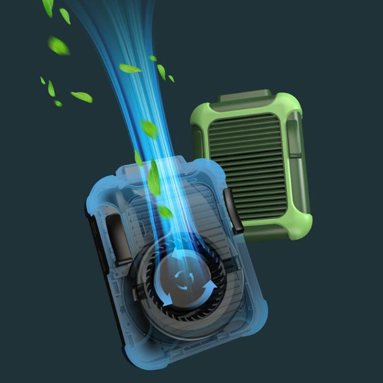 掛腰風扇戶外USB充電腰掛便捷式風扇