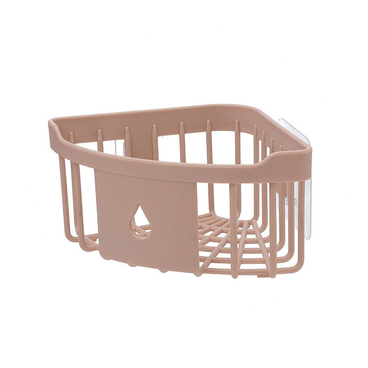 廚房水池衛生間浴室壁掛置物架洗漱台三角塑料收納架