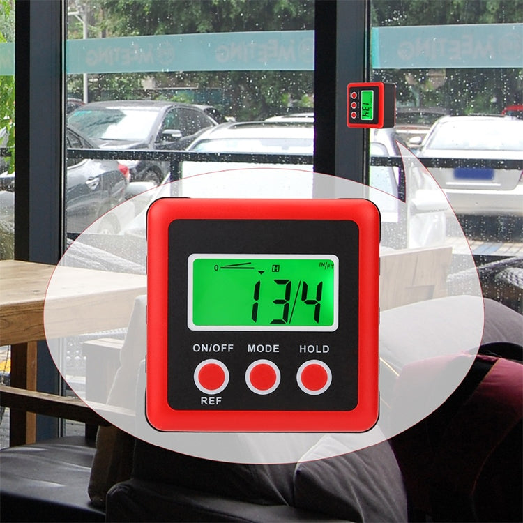 3鍵迷你精密磁數顯傾角盒/傾斜儀/傾角儀