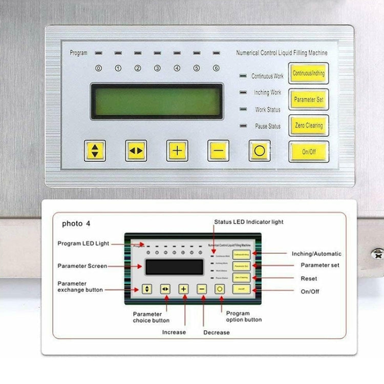 數控泵液體灌裝機液晶显示器迷你便攜式電動牛奶瓶灌裝機