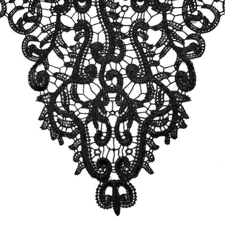 刺繡蕾絲領花立體鏤空假領子DIY服裝配飾