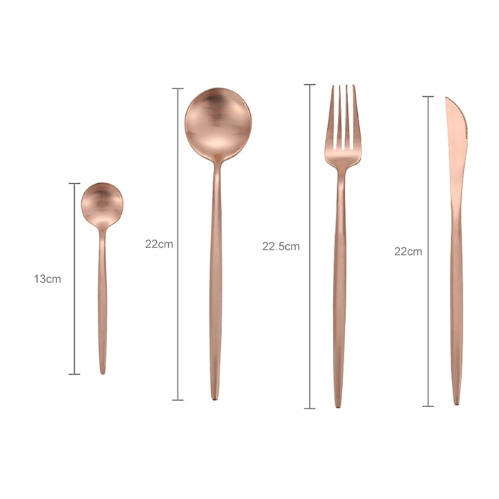 不銹鋼餐具 刀叉勺子西餐廚房餐具 家庭聚會餐具套裝