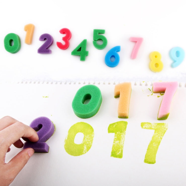 5套賣 海綿畫刷 兒童美術繪畫印章工具，顏色隨機發貨