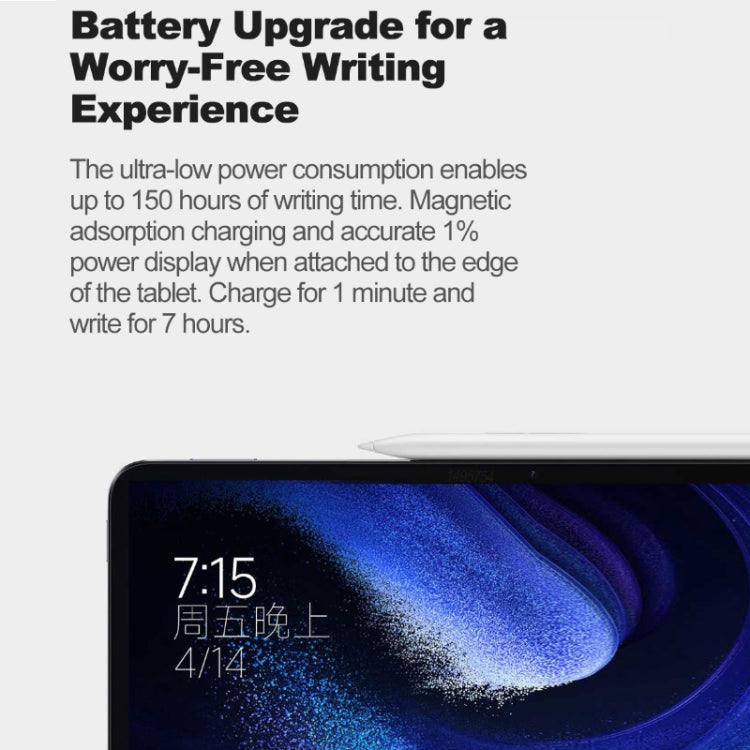 原裝小米觸控筆 2 繪圖書寫屏幕截圖平板電腦屏幕觸摸磁力筆適用於小米 Mi Pad 5 / 5Pro/Mi Pad 6/6Pro