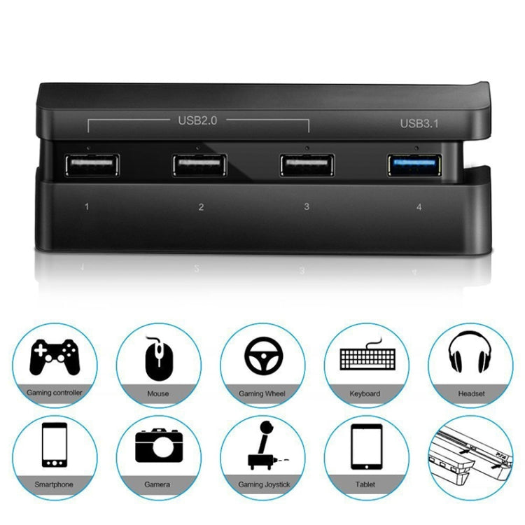 PS4超薄擴展USB適配器配件Play Station 4超薄控制台USB HUB 3.0高速 2個一賣