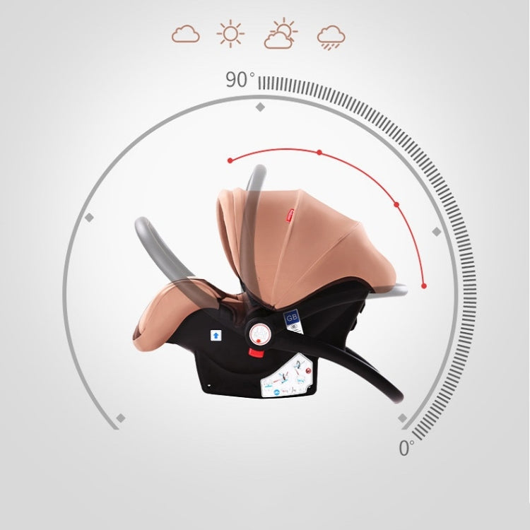 高景觀可坐躺雙向四輪避震摺疊新生兒手推車