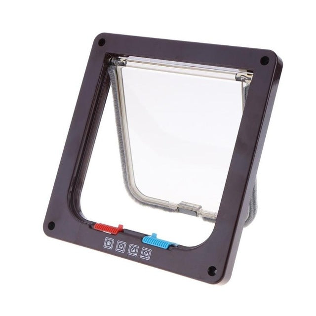 寵物門4種方式可鎖安全翻蓋門為小貓壁掛門動物小寵物貓狗門