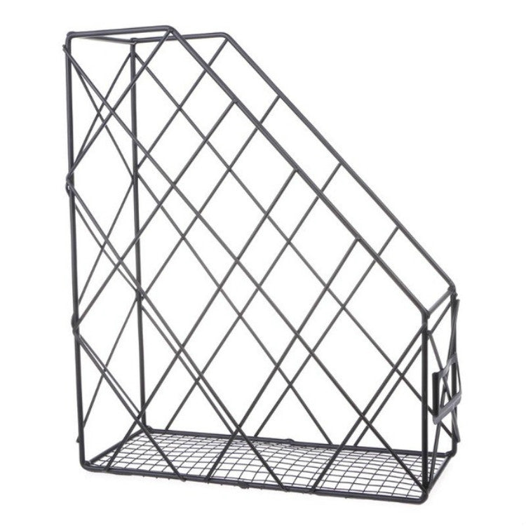 雜誌文件架現代桌面資料架鐵yi書架