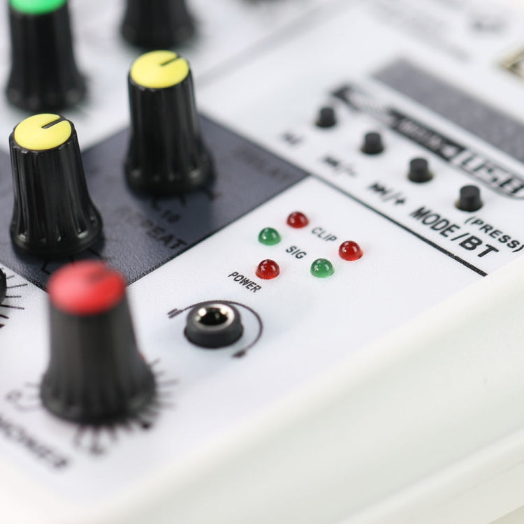 藍牙聲卡4路調音台 家用舞台USB小型調音台