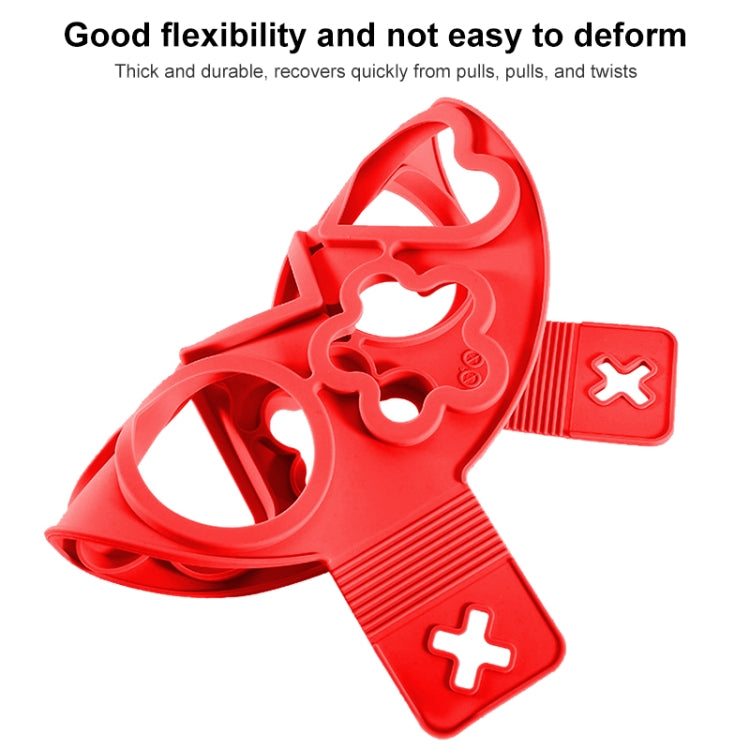 Anpro 不粘鍋烹飪工具 蛋環製作器蛋硅膠模具 煎餅芝士蛋鍋平底鍋翻轉廚房烘焙配件