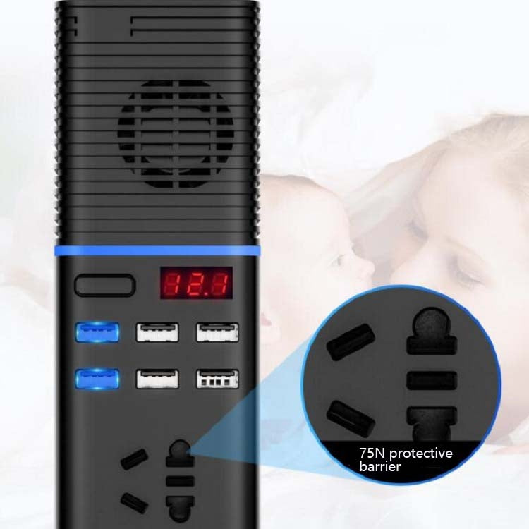 車載逆變器12V/24V轉220V家用電源轉換器多功能汽車插座