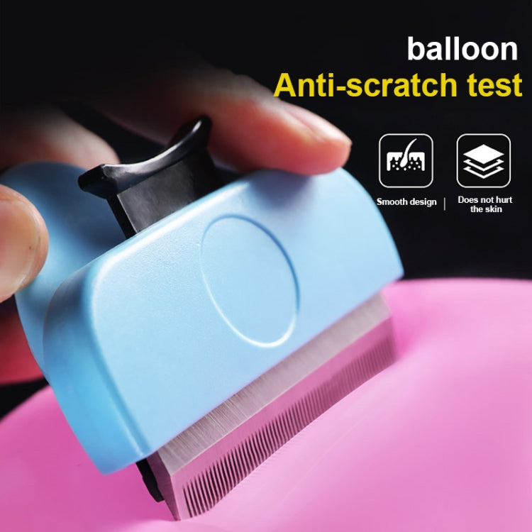 寵物梳子不銹鋼雙面開結清潔美容脫毛梳