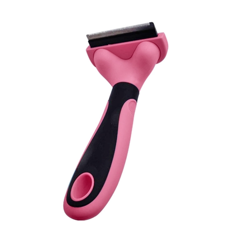 寵物梳子不銹鋼雙面開結清潔美容脫毛梳